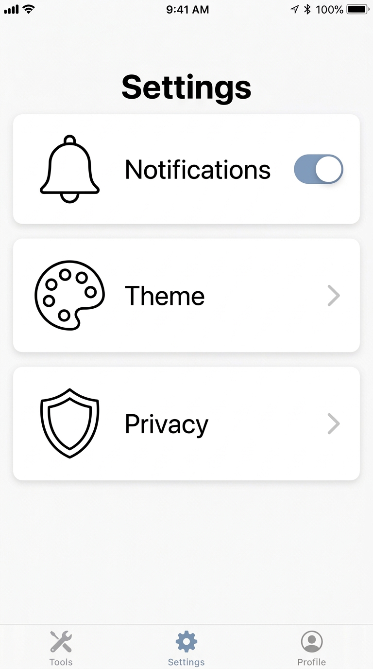 QuickKit Settings